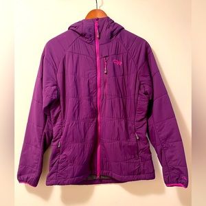 Magenta Shadow Insulated Hoodie Medium Outdoor Research
